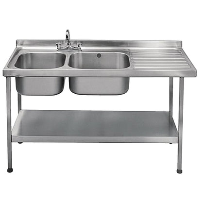 KWC DVS Double Sink Right Hand Drainer p_p051