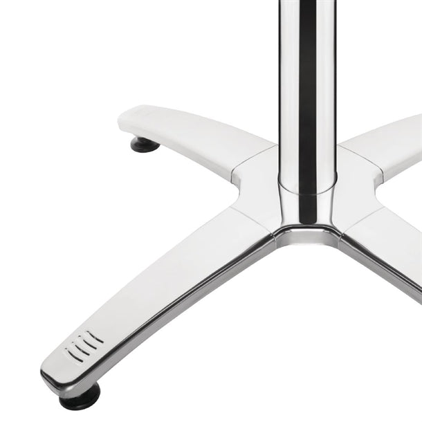 Bolero Aluminium Four Leg Table Base dn641
