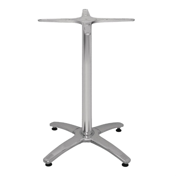 Bolero Aluminium Four Leg Table Base dn641