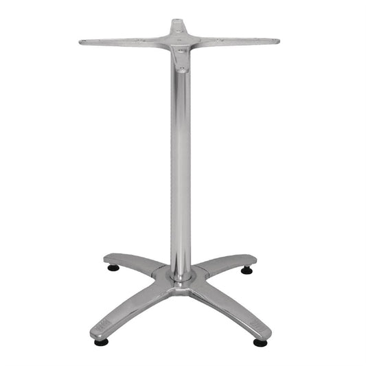 Bolero Aluminium Four Leg Table Base dn641
