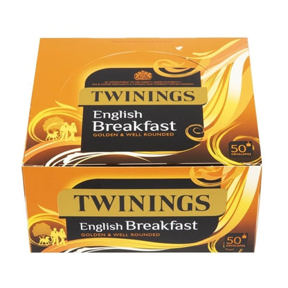 Twinings Traditional English Breakfast Envelopes (6x 50 Pack) dn810