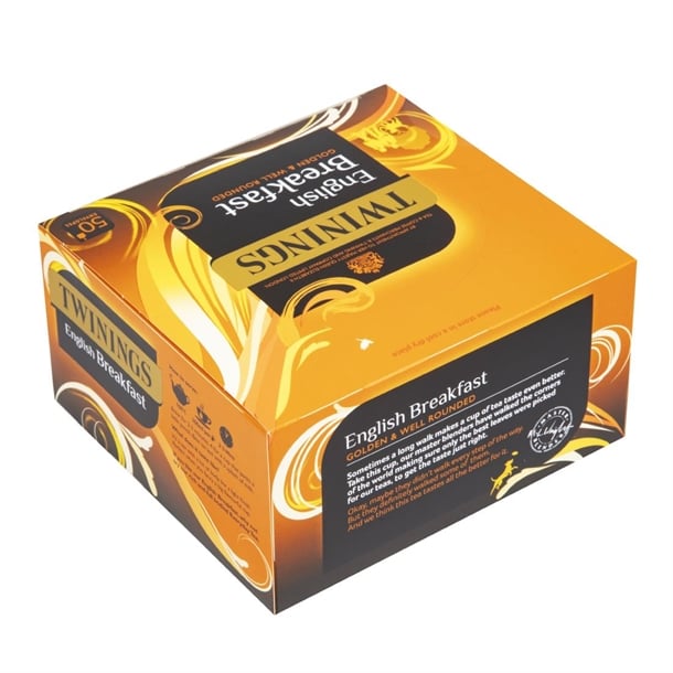 Twinings Traditional English Breakfast Envelopes (6x 50 Pack) dn810
