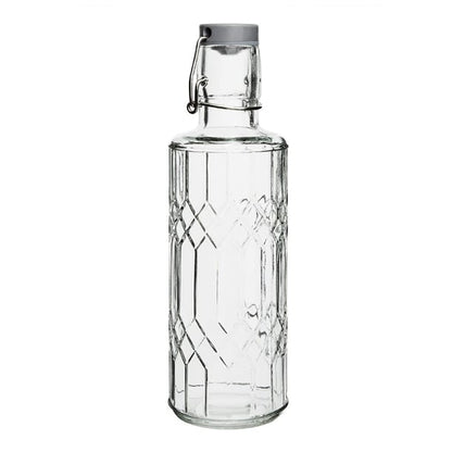 Olympia Geo Glasses Water Bottles with Stopper 640ml (6 Pack) dn817