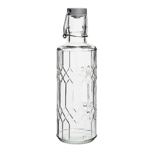 Olympia Geo Glasses Water Bottles with Stopper 640ml (6 Pack) dn817