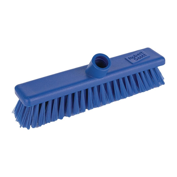 Jantex Hygiene Broom Soft Bristle Blue 12" dn829