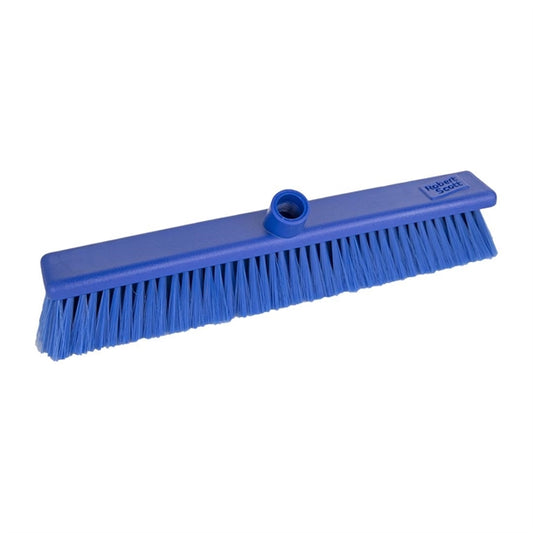 Jantex Hygiene Broom Soft Bristle Blue 18" dn832