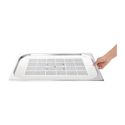 Vogue Stainless Steel Perforated Spiked Meat Tray dn911