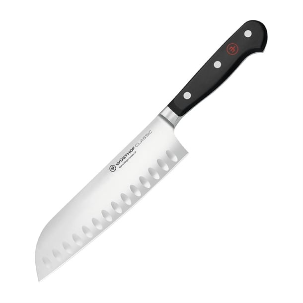 Wüsthof Classic Santoku Knife Black 18cm dn913