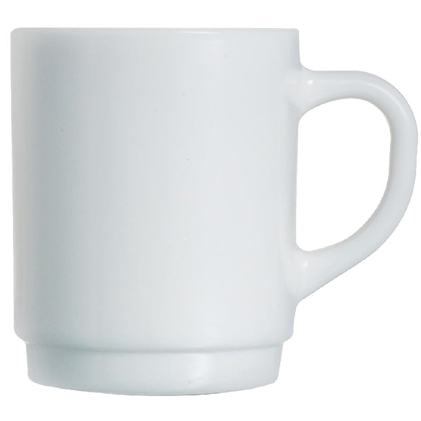 Arcoroc Opal Stackable Mugs 250ml (6 Pack) dp077