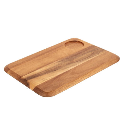 Olympia Rounded Acacia Wooden Serving Board dp156