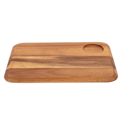Olympia Rounded Acacia Wooden Serving Board dp156