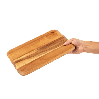 Olympia Rounded Acacia Wooden Serving Board dp156