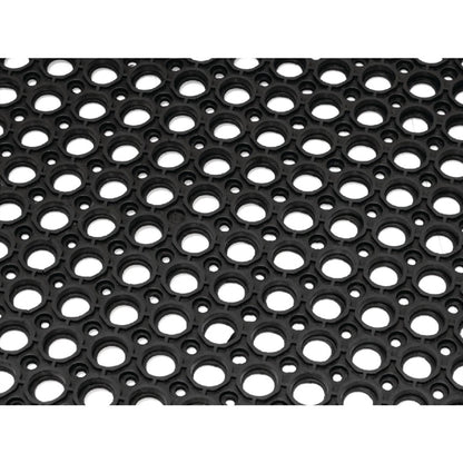 Jantex Rubber Anti Fatigue Anti Slip Floor Safety Mat Black 1500 x 900mm dp206