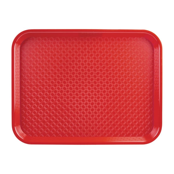 Olympia Kristallon Polypropylene Fast Food Tray Red p_dp213