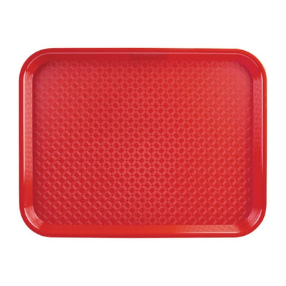 Olympia Kristallon Polypropylene Fast Food Tray Red p_dp213