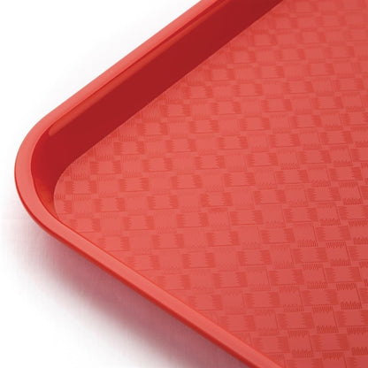 Olympia Kristallon Polypropylene Fast Food Tray Red p_dp213
