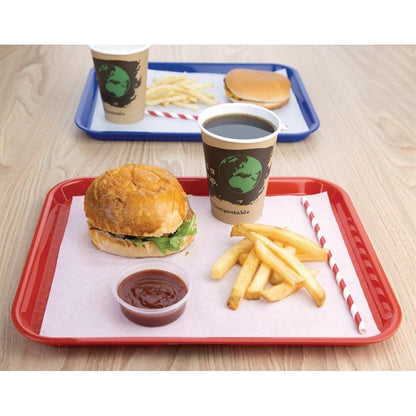 Olympia Kristallon Polypropylene Fast Food Tray Red p_dp213