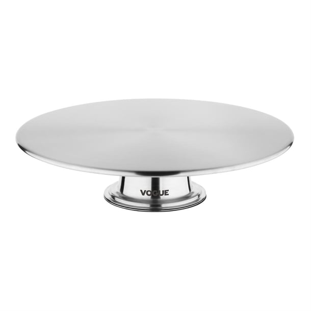 Vogue Stainless Steel Rotating Cake Stand 30cm dp238