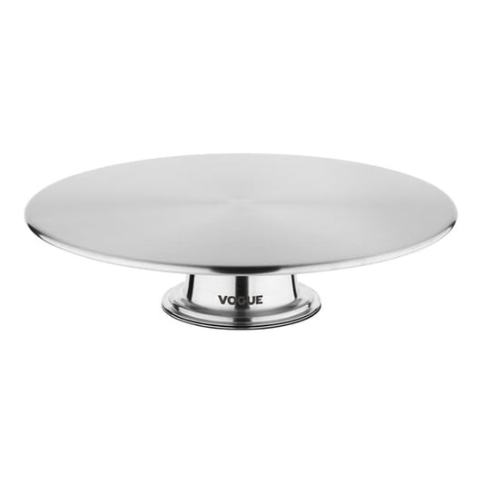 Vogue Stainless Steel Rotating Cake Stand 30cm dp238