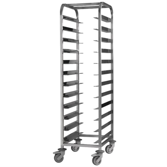 EAIS Stainless Steel Clearing Trolley 12 Shelves dp292