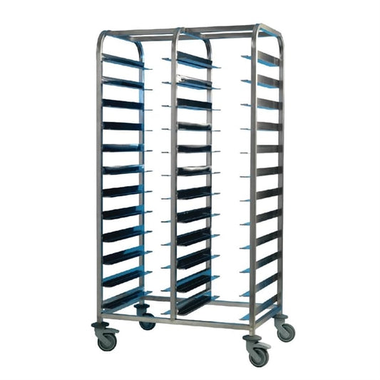 EAIS Stainless Steel Clearing Trolley 24 Shelves dp293