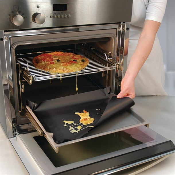 NoStik Heavy Duty Oven Protector Black 400 x 500mm dp545
