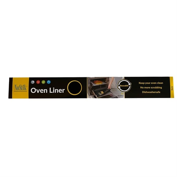 NoStik Heavy Duty Oven Protector Black 400 x 500mm dp545