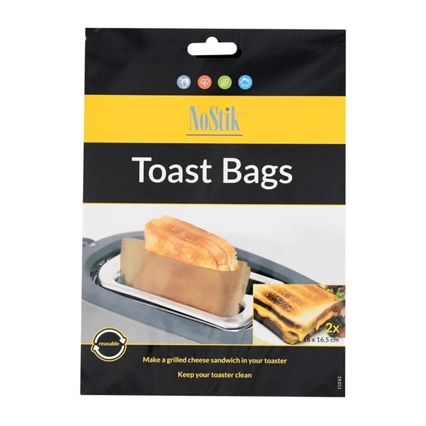 NoStik Toast Bags White (2 Pack) dp555