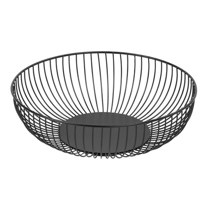 Olympia Wire Food Display Bowl Round Black 285x85mm dp670