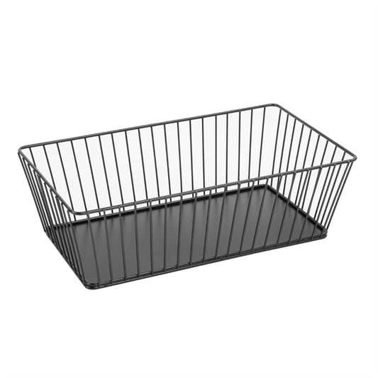 Olympia Wire Food Display Tray Rectangular Black 330x190x100mm dp671