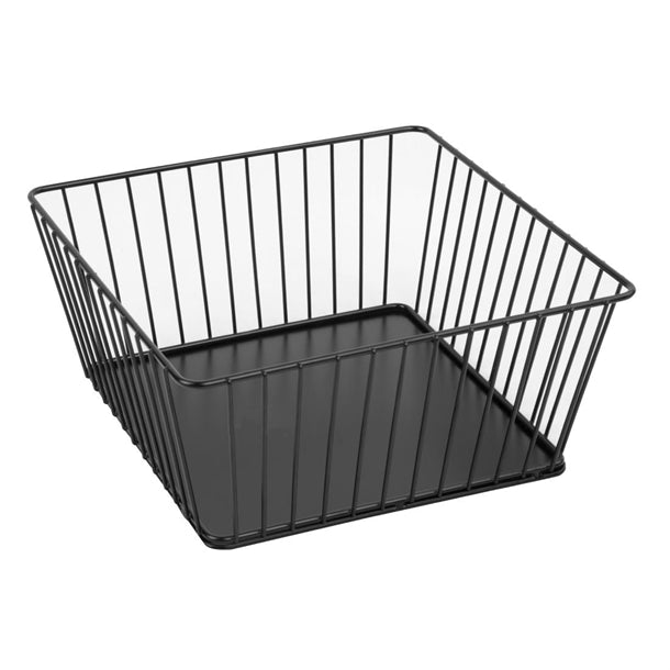 Olympia Wire Food Display Tray Square Black 230x230x100mm dp674