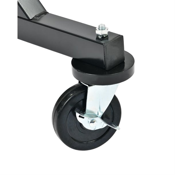 Black and Chrome Garment Rail dp707