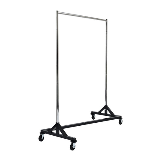 Black and Chrome Garment Rail dp707