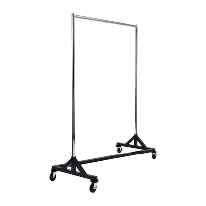 Black and Chrome Garment Rail dp707