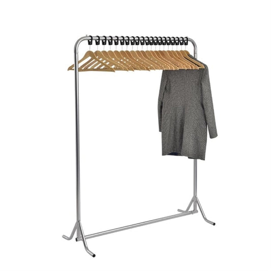 Meeting Room Coat Rack with 20 wood Hangers dp711