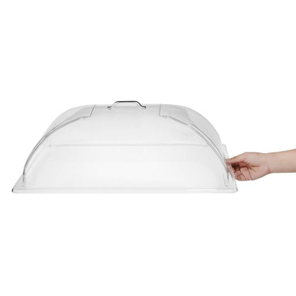 Olympia Kristallon Polycarbonate 1/1 GN Domed Cover 535x330x175mm dp790