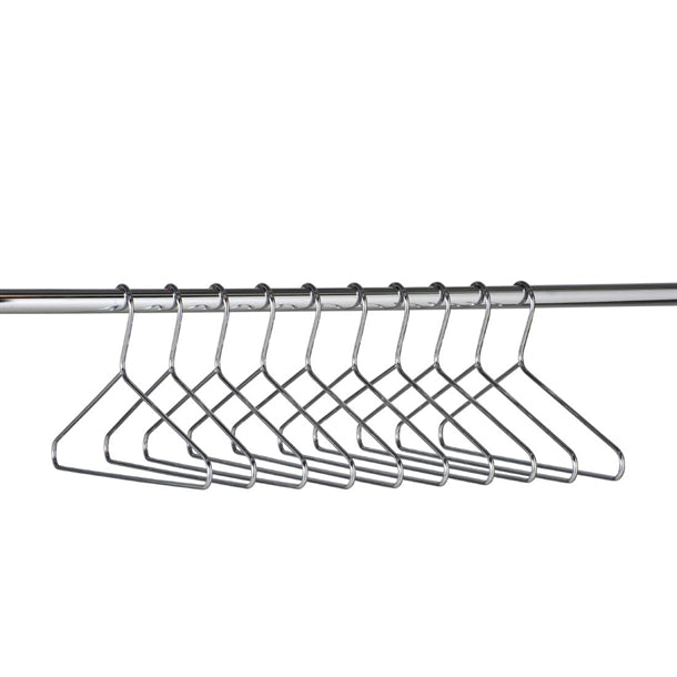 Chrome Plated Steel Hangers (50 Pack) dp917