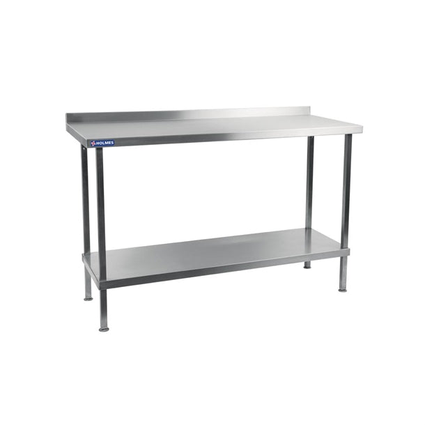 Vogue Stainless Steel Wall Table with Upstand 700(D)mm p_dr034
