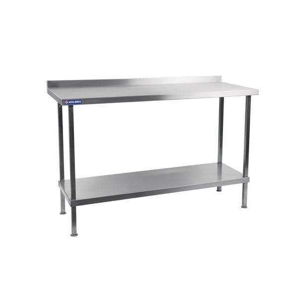 Vogue Stainless Steel Wall Table with Upstand 700(D)mm p_dr034