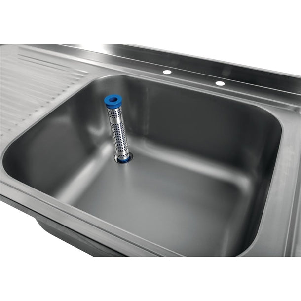Vogue Fully Assembled Stainless Steel Left Hand Drainer 1500mm dr385