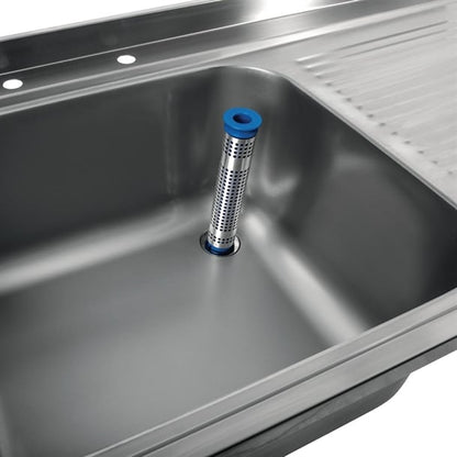 Vogue Fully Assembled Stainless Steel Sink Right Hand Drainer 1500mm dr386