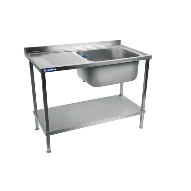 Vogue Fully Assembled Stainless Steel Left Hand Drainer 1500mm dr385