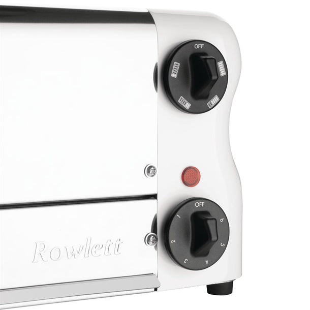 Rowlett Esprit Toaster White 6 Slot w/2x Additional Elements & Sandwich Cage ch186
