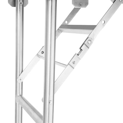 Vogue Stainless Steel Folding Work Table 1830x760x780mm dr195