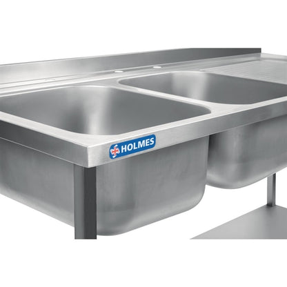 Vogue Fully Assembled Stainless Steel Sink Right Hand Drainer 1500mm dr392