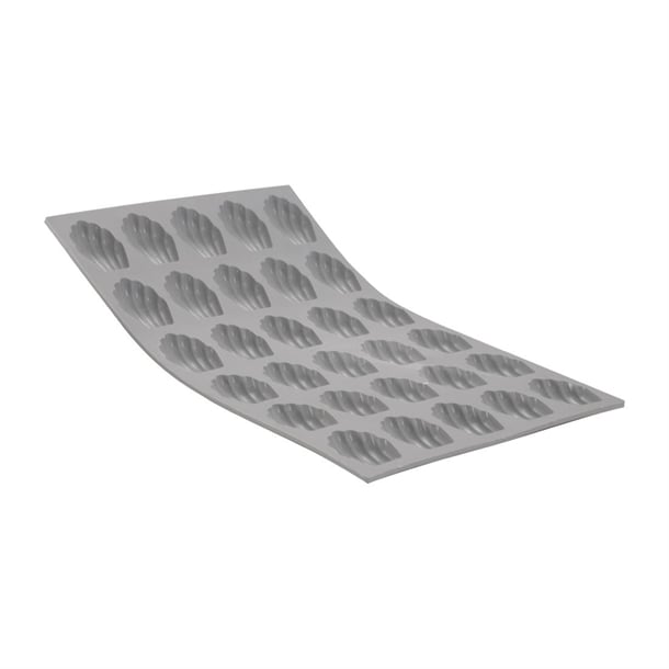 DeBuyer Elastomoule Silicone Mould 30 Mini Madeleines 64ml Each dr485