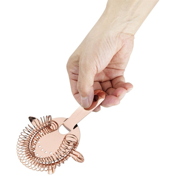 Olympia Hawthorne Strainer 4 Prong Copper dr600