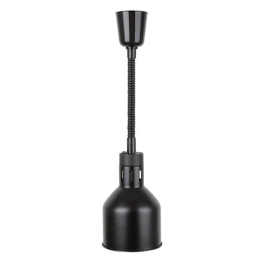 Buffalo Retractable Heat Lamp Matte Black Finish dr759