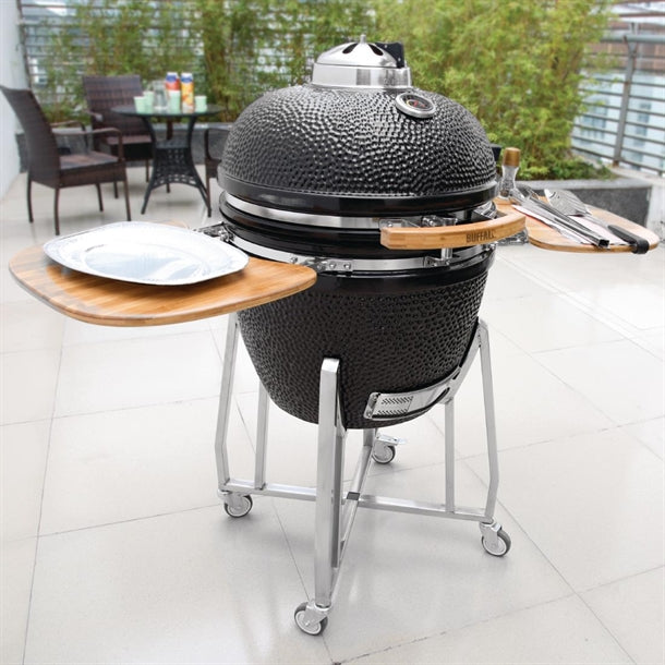 Buffalo XL Ceramic Kamado BBQ Grill 22" dr826