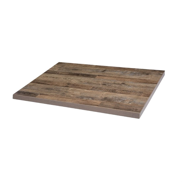 Bolero Pre-Drilled Rectangular Table Top Urban Dark 1100(W) x 700(D)mm dt440
